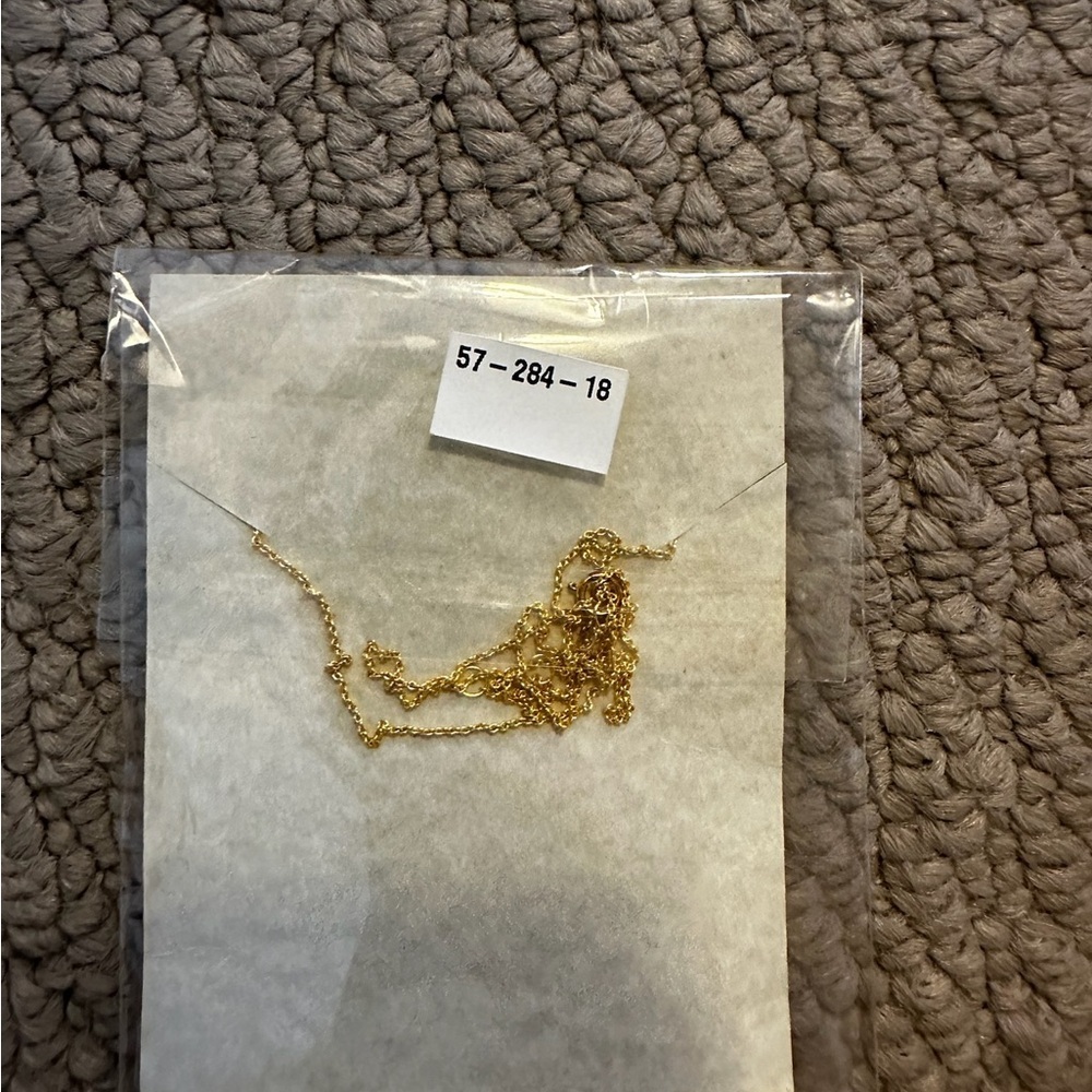 Gold 'Myers' Script tigers Necklace - Picture 2 of 2